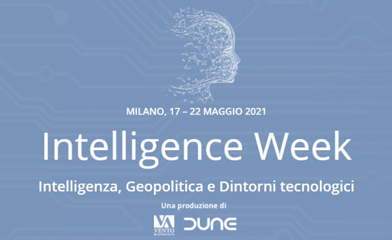 I nostri appuntamenti all’Intelligence week // 17-22 maggio