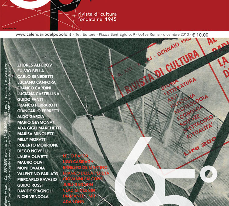 Il Calendario del Popolo N. 750 (2010)